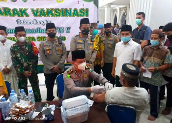 Warga Dusun Parengan Antusias Ikuti Vaksinasi Booster