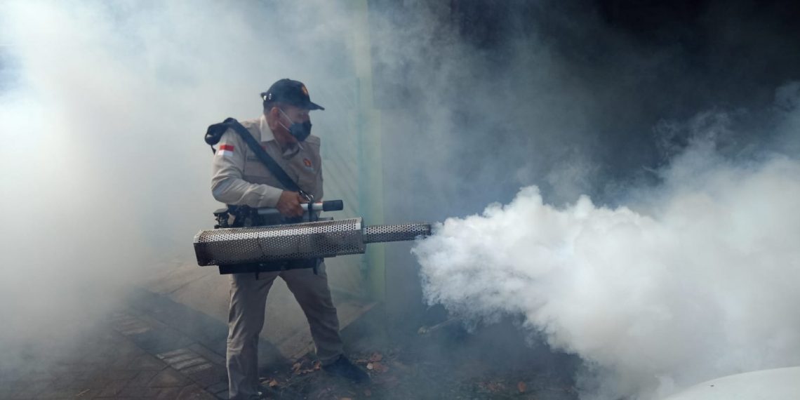 BHS Lakukan Respon Cepat Fogging Untuk Warga Perumahan Griyo Mapan Sentosa
