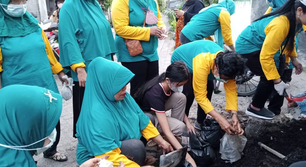 Queen Anneysa Siswi SDN Ketabang Prakarsai Tanam 2.000 Bibit Jahe Merah