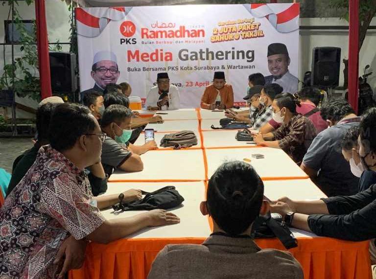 PKS Surabaya Perkuat Sinergi dengan Wartawan