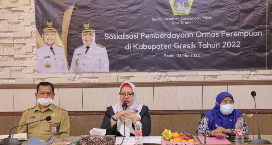 Bakesbangpol Gresik  Sosialisasi Pemberdayaan Ormas Perempuan