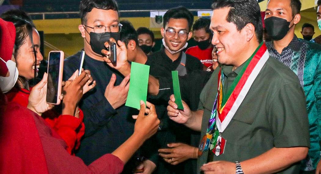 Audiensi Bersama Cipayung Plus Jatim, Erick Thohir Diberikan Kartu Hijau