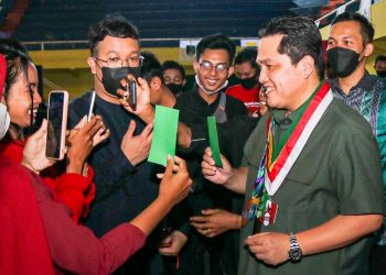 Audiensi Bersama Cipayung Plus Jatim, Erick Thohir Diberikan Kartu Hijau