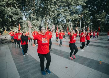 Kader PDIP Surabaya Gelar Senam SICITA Serentak