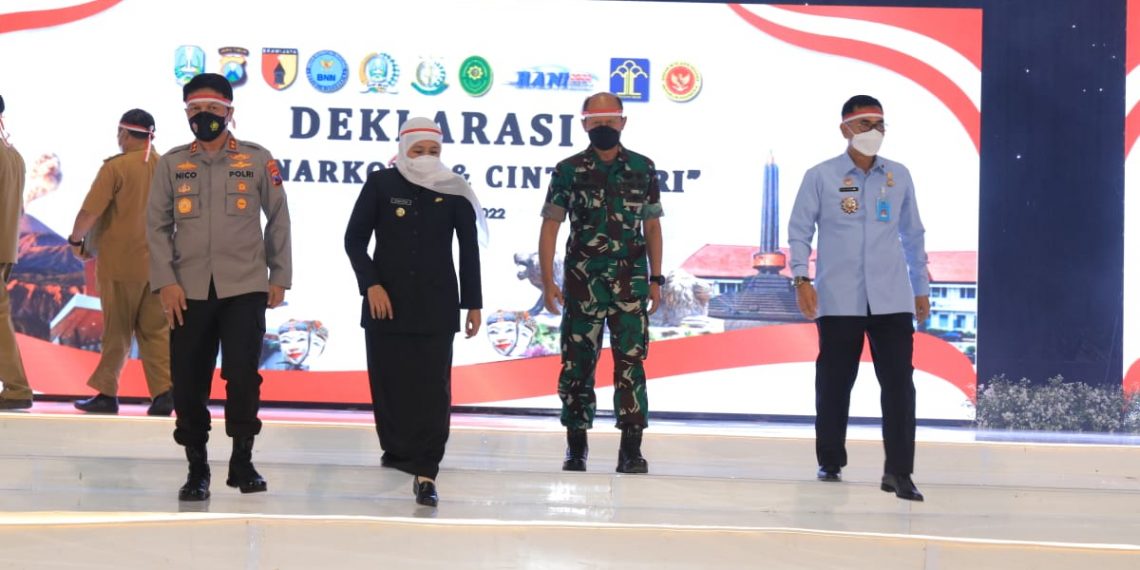 Sinergi P4GN, Kanwil Kemenkumham Jatim Deklarasikan Perang Melawan Narkoba
