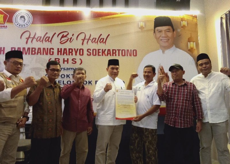 Konsisten Perjuangkan Nasib Petani, BHS Didaulat Jadi Bapak Petani Sidoarjo