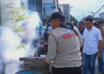 10 Warga Tebel Terserang DBD, BHS Peduli Gercep Fogging Gratis