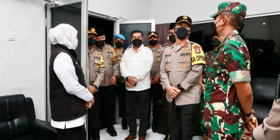 Malam Lebaran, Forkompinda Jatim Cek Langsung Pos Pam dan Pos Yan