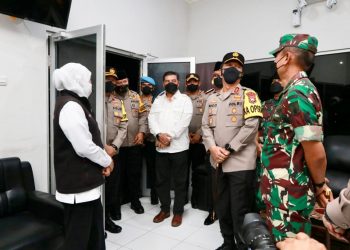 Malam Lebaran, Forkompinda Jatim Cek Langsung Pos Pam dan Pos Yan