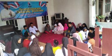 Sambut Lebaran, Partai Gelora Banyuwangi Bagikan Bingkisan kepada Yatim Piatu