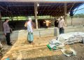 Antisipasi PMK, Polres Pamekasan Monitoring ke Peternak Sapi dan RPH