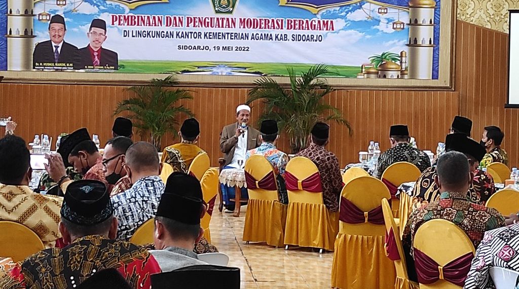 Kantor Kemenag Sidoarjo Lakukan Pembinaan dan Penguatan Moderasi Beragama