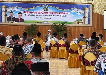 Kantor Kemenag Sidoarjo Lakukan Pembinaan dan Penguatan Moderasi Beragama