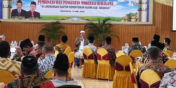 Kantor Kemenag Sidoarjo Lakukan Pembinaan dan Penguatan Moderasi Beragama