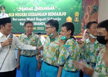 Wakil Bupati Sidoarjo Beri Motivasi Siswa dan Siap Support SLB Negeri Gedangan