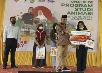 SMP Sidoarjo Dominasi Menangkan Drawing Competition 2022 SMK Plus NU Sidoarjo