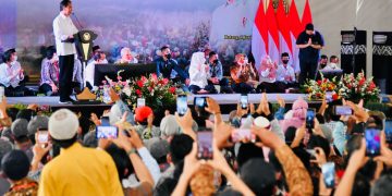 Ribuan Petani Bahagia, Gema Perhutanan Sosial Pastikan Berdiri dan Bersatu Di Belakang Presiden Jokowi