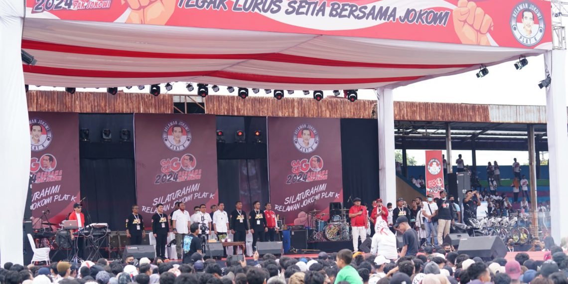 Silaturahmi Akbar ‘Gagego’, Tegaskan Relawan Plat K Setia dan 2024 Ikut Jokowi