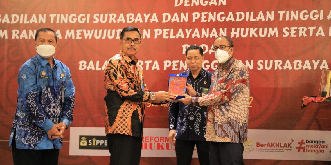 Kanwil Kemenkumham-Pengadilan Tinggi Jatim Sepakat Percepat Penyerahan Putusan