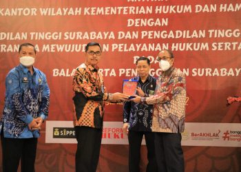 Kanwil Kemenkumham-Pengadilan Tinggi Jatim Sepakat Percepat Penyerahan Putusan