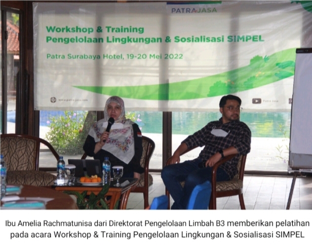Patra Jasa Gandeng KLHK Gelar Pelatihan dan Workshop Pengelolaan Lingkungan & Sosialisasi SIMPEL