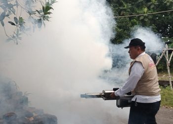 Sehari, Tiga Desa di Fogging BHS dan Tim BHS Peduli