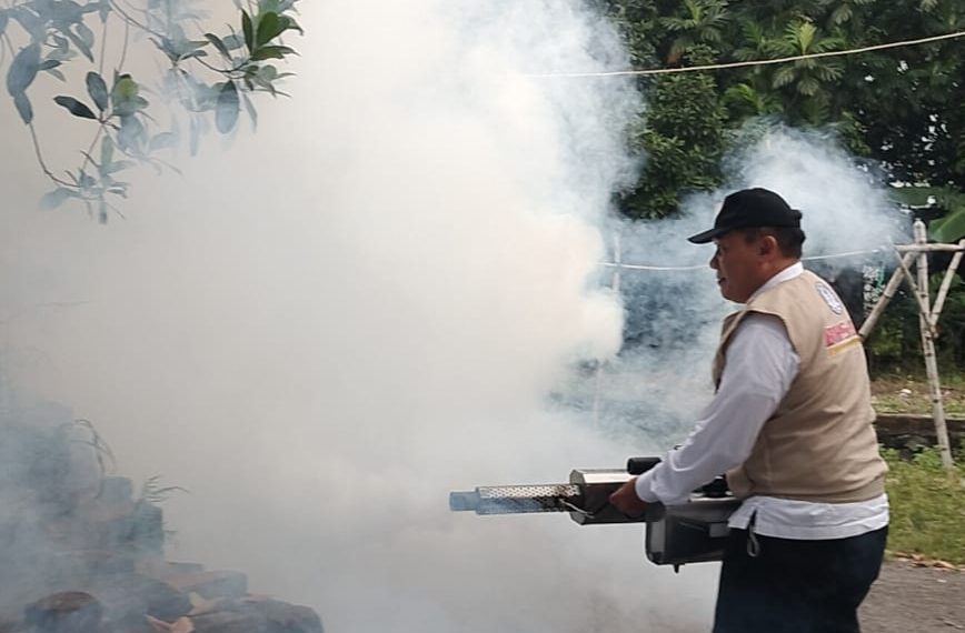 Sehari, Tiga Desa di Fogging BHS dan Tim BHS Peduli