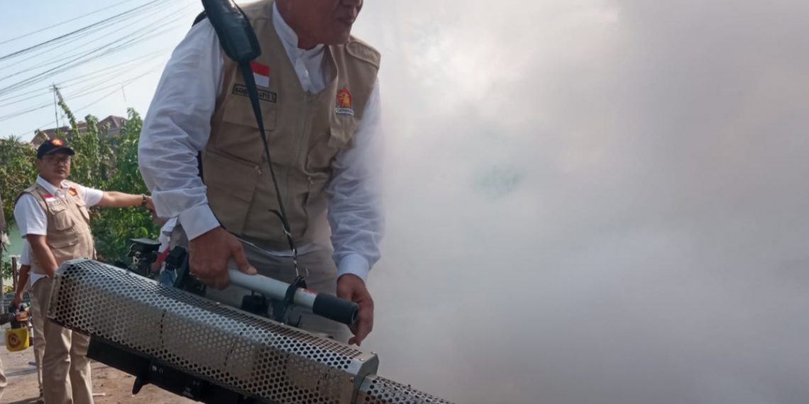 BHS dan Tim BHS Peduli Lakukan Fogging Cegah Penyebaran DBD di Desa Celep