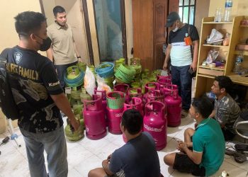 Polres Gresik Gulung Bisnis Elpiji Oplosan di Menganti