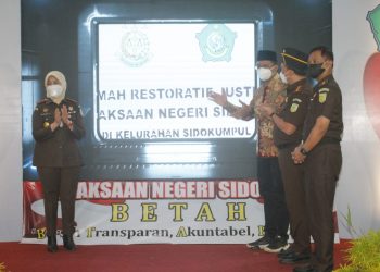 20 Desa/Kelurahan Di Sidoarjo Jadi Rumah Restorative Justice
