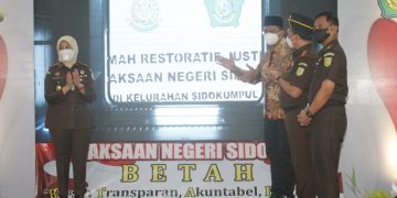 20 Desa/Kelurahan Di Sidoarjo Jadi Rumah Restorative Justice