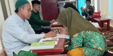 Sebelum Wisuda Santri TPQ Al Amin Ikuti Tes Munaqosah
