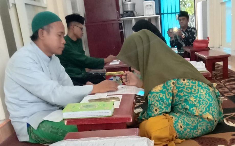 Sebelum Wisuda Santri TPQ Al Amin Ikuti Tes Munaqosah