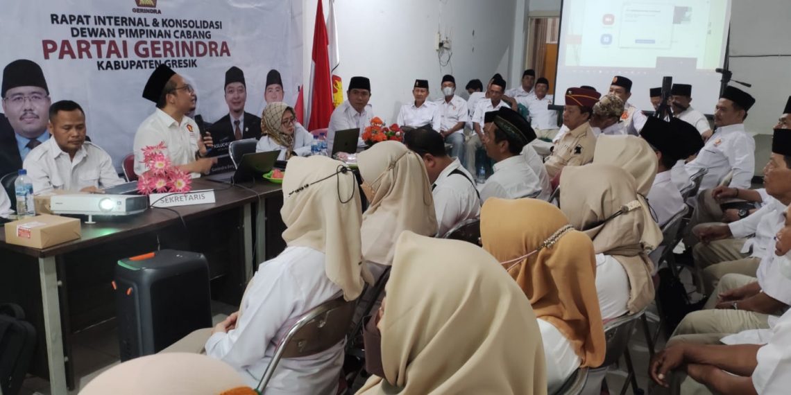 Konsolidasi, Gerindra Gresik Usulkan Dokter Alif – Nur Saidah Runing Pilbup 2024