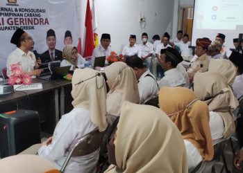 Konsolidasi, Gerindra Gresik Usulkan Dokter Alif – Nur Saidah Runing Pilbup 2024