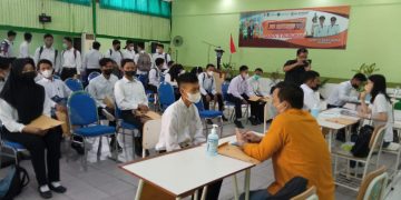 Ratusan Pencari Kerja Serbu Job Matching BKK 2022