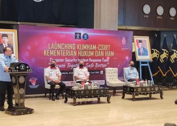 Tingkatkan Keamanan, Imigrasi Kelas III Non TPI Pamekasan Launching Kumham-CSIRT