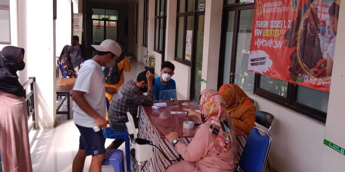 Antusias Vaksin Warga Kota Gresik Masih Tinggi