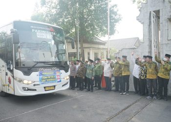 Sebanyak 1.254 CJH Asal Sidoarjo Mulai Diberangkatkan