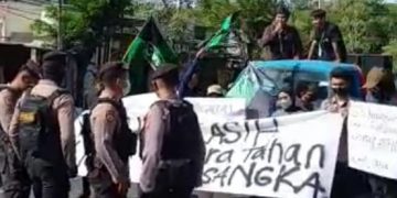 HMI Gresik ‘Dead Line’ Polres 7 Hari untuk Menahan Tersangka Dugaan Penistaan Agama
