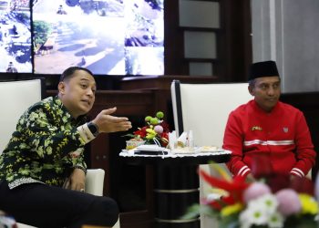 Pemkot Bersama Rektor Sepakat Kembangkan Wisata Danau Unesa