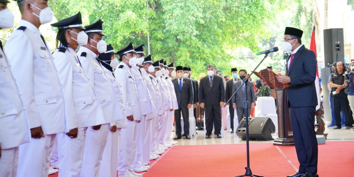 Bupati Sidoarjo Melantik 83 Kepala Desa Hasil Pilkades Serentak 2022