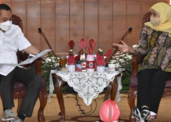 Gubernur Khofifah Bertemu Walikota Surabaya, Bahas Rencana Tuan Rumah Piala Dunia U – 20
