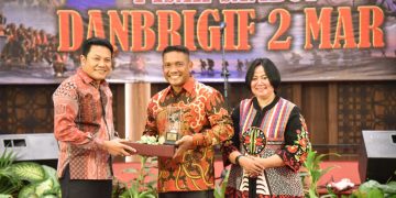 Wabup Subandi Berharap Support Pembangunan FR Dari Danbrigif 2 Marinir