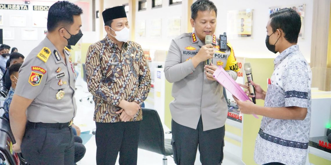 Pemkab Sidoarjo Apresiasi Inovasi Layanan SKCK Online dan SKCK Keliling Masuk TOP 5 KIPP