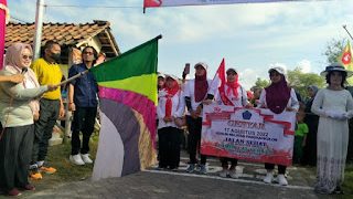 Berangkatkan Jalan Sehat di Ujung Pangkah, Wabup Gresik Ajak Masyarakat Peduli Atasi Stunting