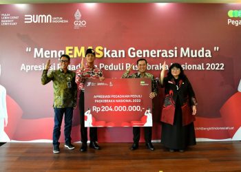 Pegadaian Berikan Tabungan Emas untuk Paskibraka