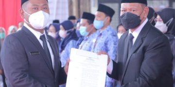 Jabat Kadis Perikanan, M. Nadlelah Satu-Satunya Pejabat Eselon 2 yang Dilantik Bersama 341 Pejabat Fungsional Lainnya