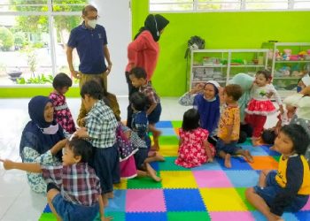 Dinsos Jatim Mengadakan Pembelajaran PAUD Untuk Anak-anak UPT PPSAB Sidoarjo