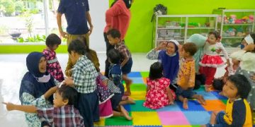 Dinsos Jatim Mengadakan Pembelajaran PAUD Untuk Anak-anak UPT PPSAB Sidoarjo